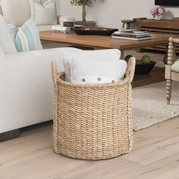 Rebrilliant Seagrass Storage Wicker Basket Reviews Wayfair